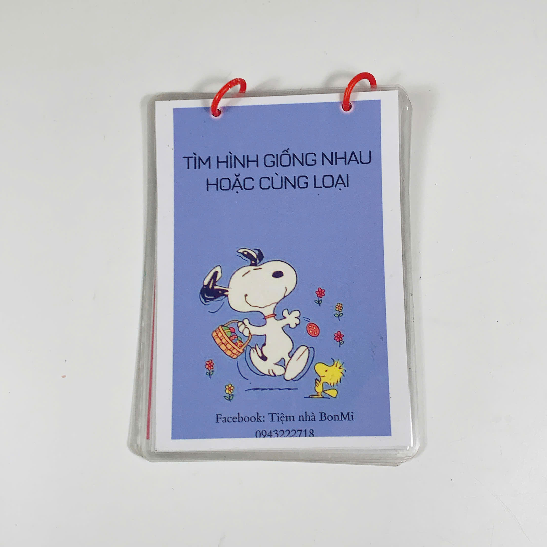 Học liệu tìm hình giống nhau hoặc cùng loại - 1 cuốn new 50%